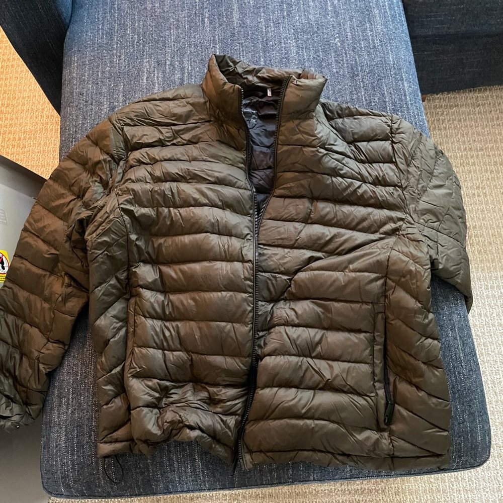 Calvin Klein Puffer Jacket Olive Green XXL